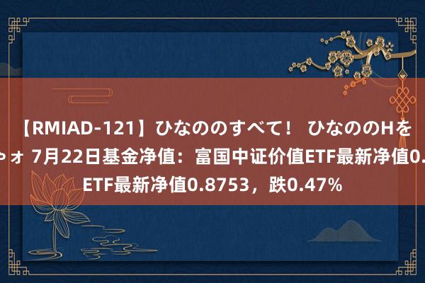 【RMIAD-121】ひなののすべて！ ひなののHをいっぱい見せちゃォ 7月22日基金净值：富国中证价值ETF最新净值0.8753，跌0.47%