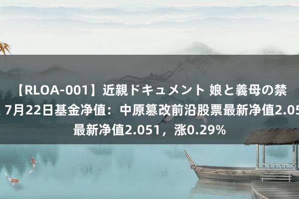 【RLOA-001】近親ドキュメント 娘と義母の禁じられた関係 7月22日基金净值：中原篡改前沿股票最新净值2.051，涨0.29%