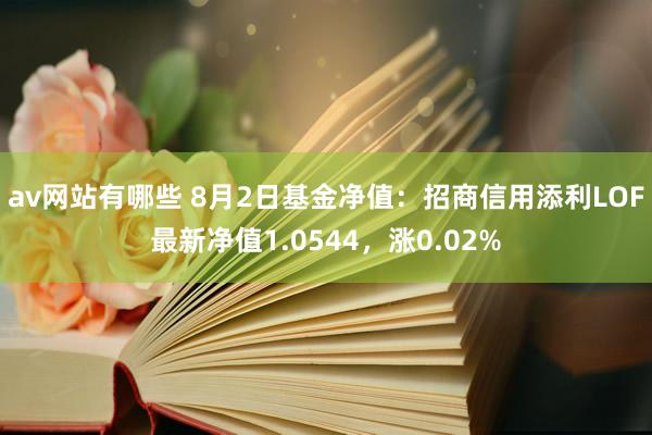 av网站有哪些 8月2日基金净值：招商信用添利LOF最新净值1.0544，涨0.02%