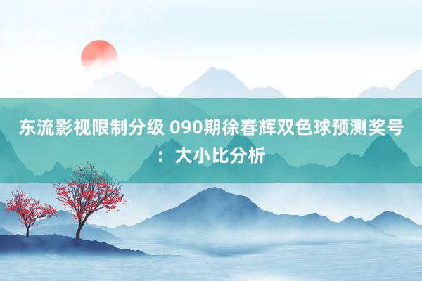 东流影视限制分级 090期徐春辉双色球预测奖号：大小比分析