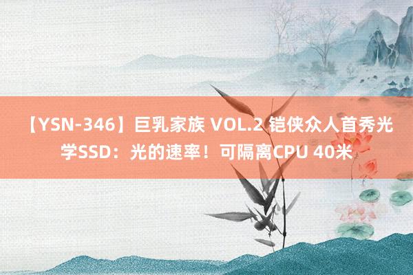 【YSN-346】巨乳家族 VOL.2 铠侠众人首秀光学SSD：光的速率！可隔离CPU 40米