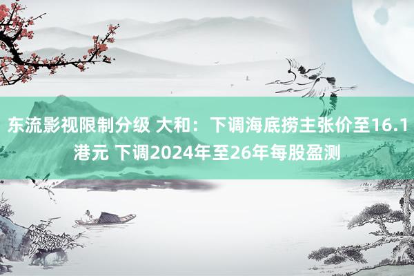 东流影视限制分级 大和：下调海底捞主张价至16.1港元 下调2024年至26年每股盈测