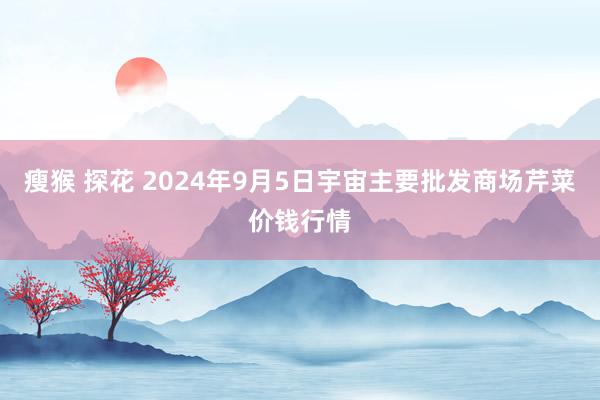 瘦猴 探花 2024年9月5日宇宙主要批发商场芹菜价钱行情